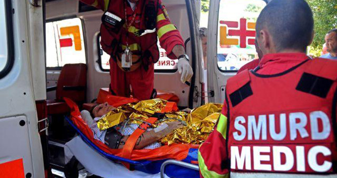 29 de romani au fost transportati la spital, avand diverse traumatisme