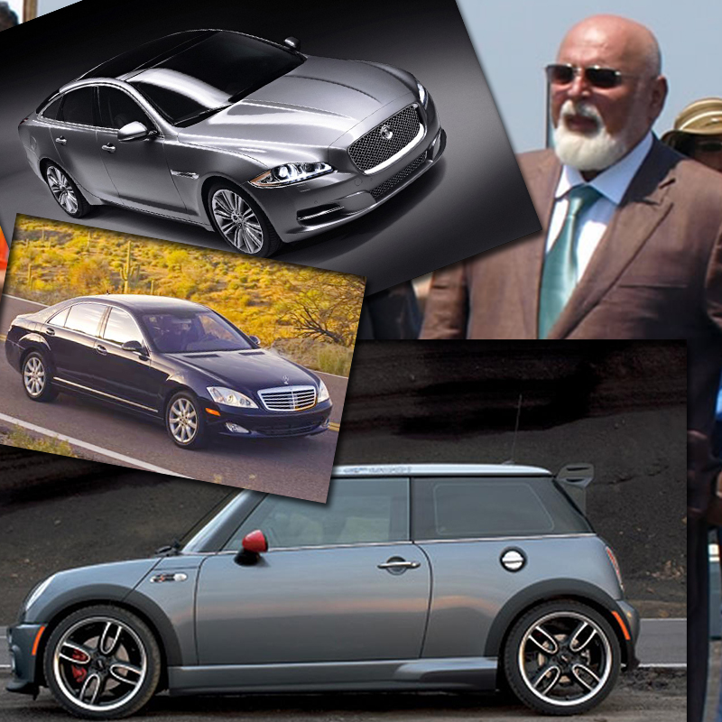 Directorul general al Companiei Nationale de Autostrazi si Drumuri, Mircea Pop - Mini Cooper, Mercedes S si Jaguar