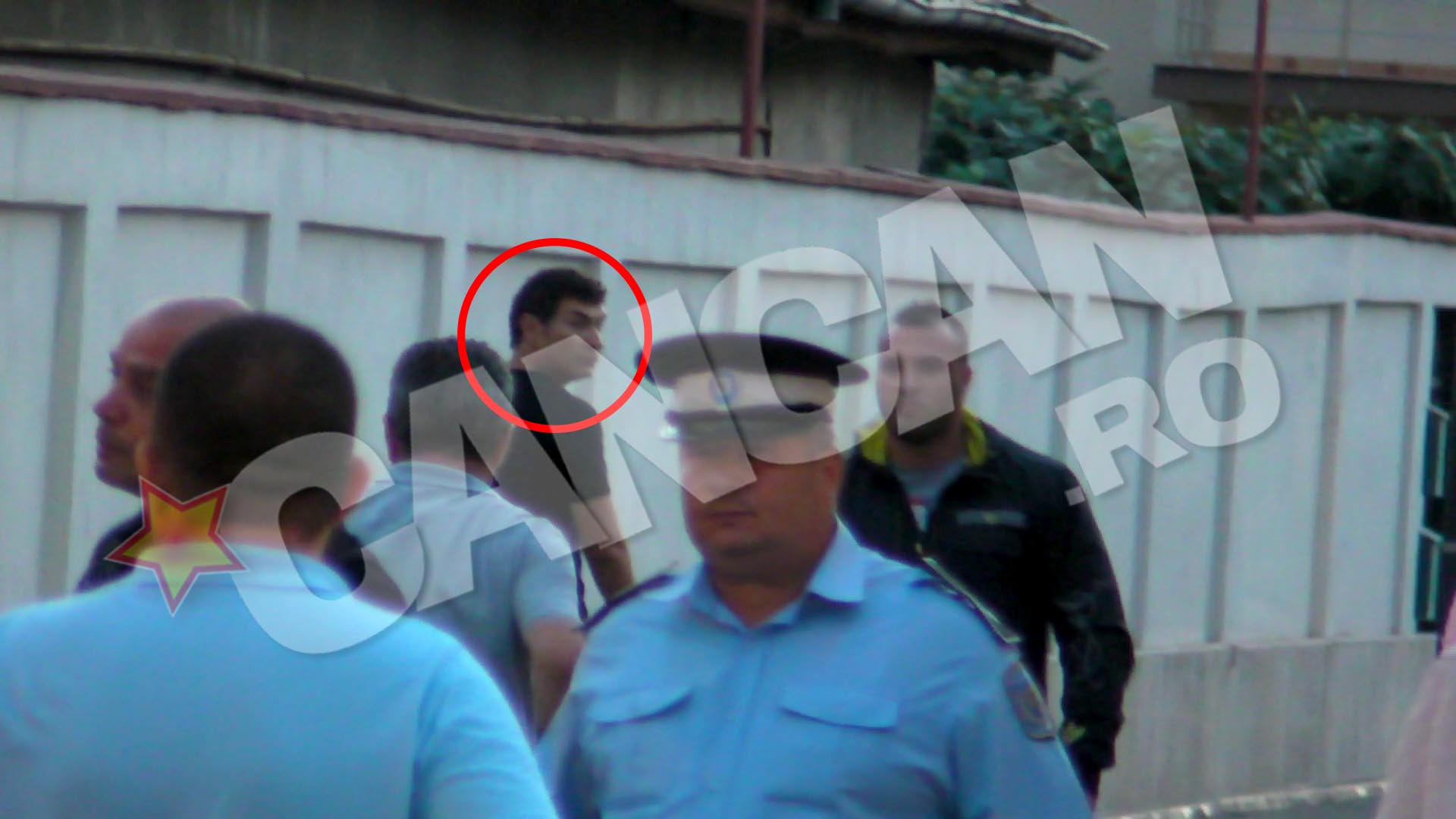 Cristi Borcea a ajuns printre primii la resedinta din Pipera