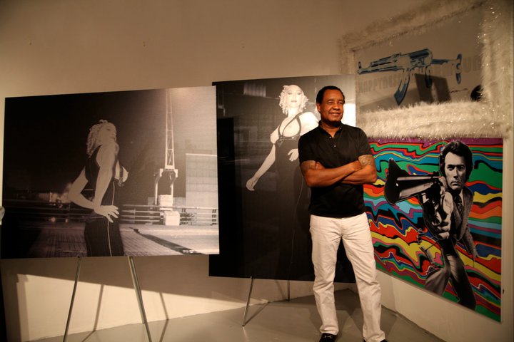 Roberto Rabanne la una din expozitiile sale