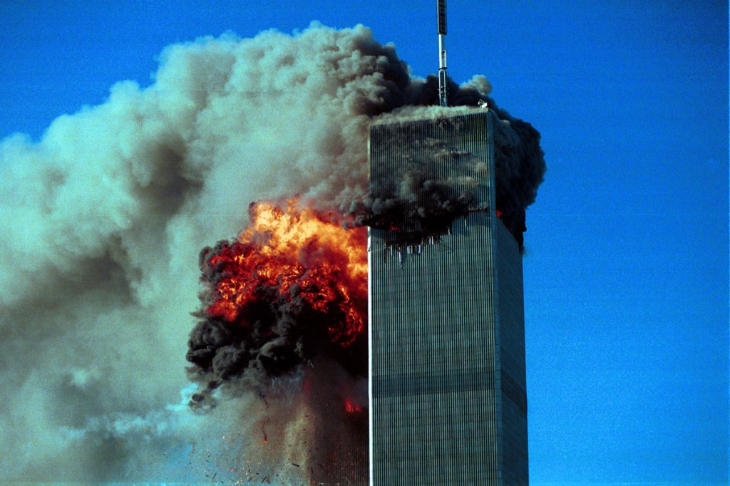 Una din celebrele imagini realizate de Rabanne, la scurt timp de la atacul terorist de la World Trade Center