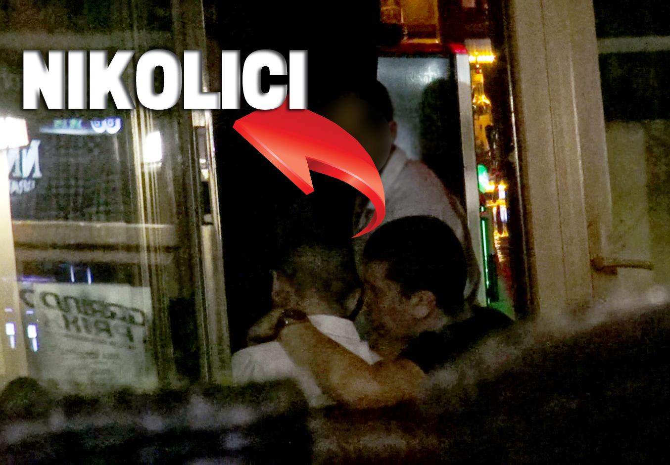 Nikolic a avut si alte companii masculine pe parcursul noptii