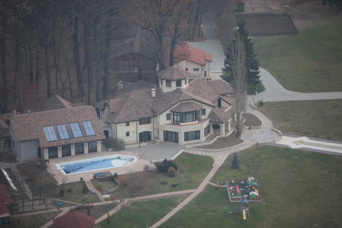 Resedinta milionarului vazuta din aer (foto:wikimapia.org)