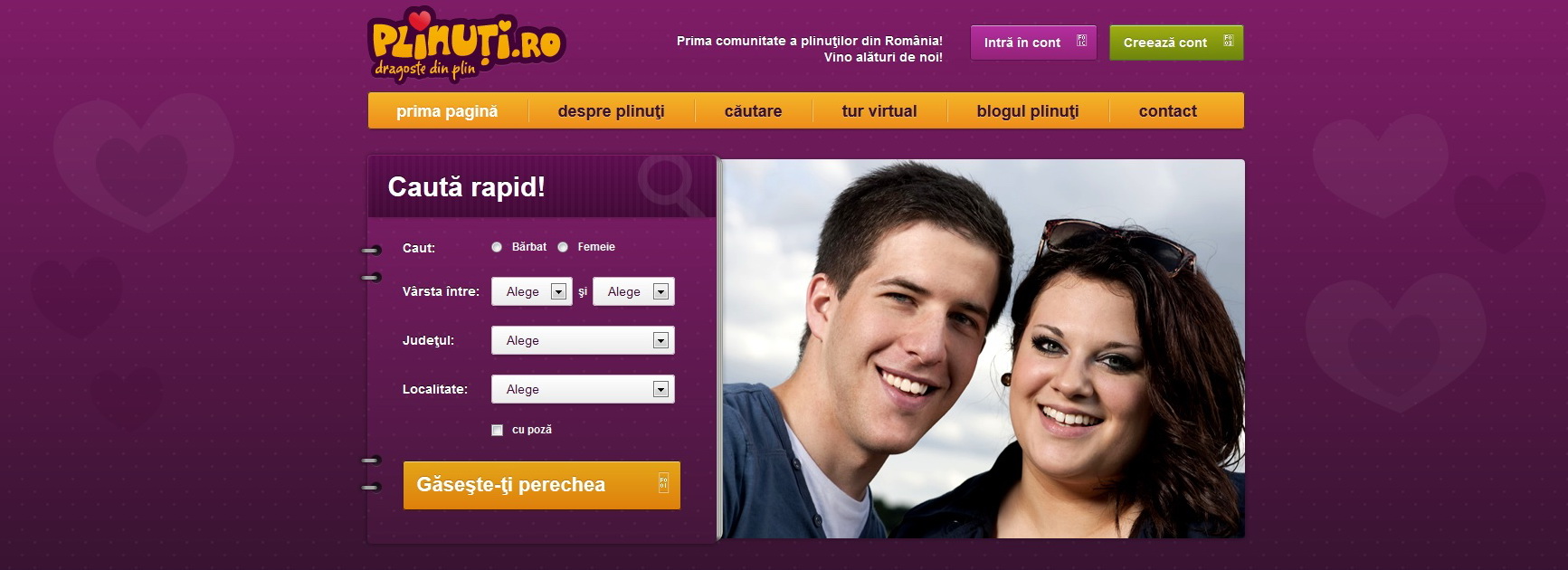 Site-ul ofera posibilitatea oricui sa-si gaseasca jumatatea