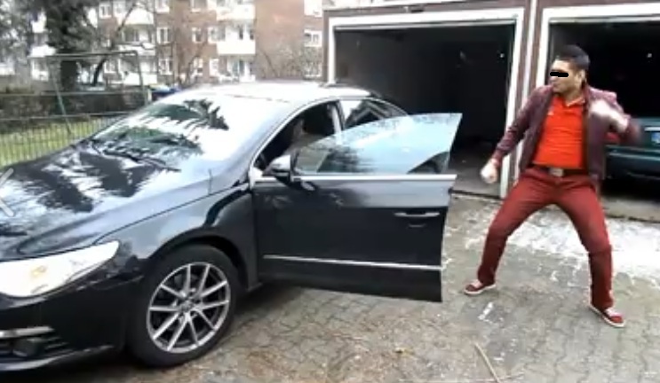 Romanii s-au dezlantuit pe strazile din Germania