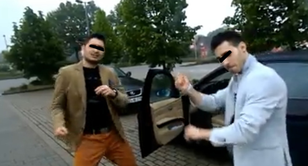 Romanii s-au dezlantuit pe strazile din Germania