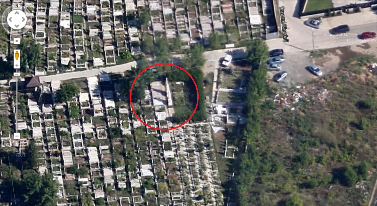 Locul de veci vazut din satelit