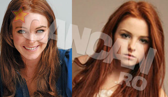 Lindsay Lohan are o sosie in Romania