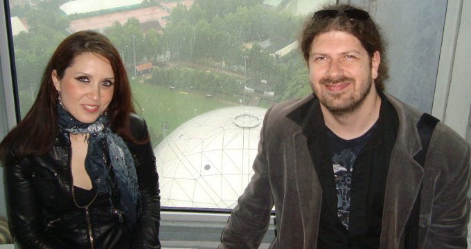 Remus Cernea si iubita sa