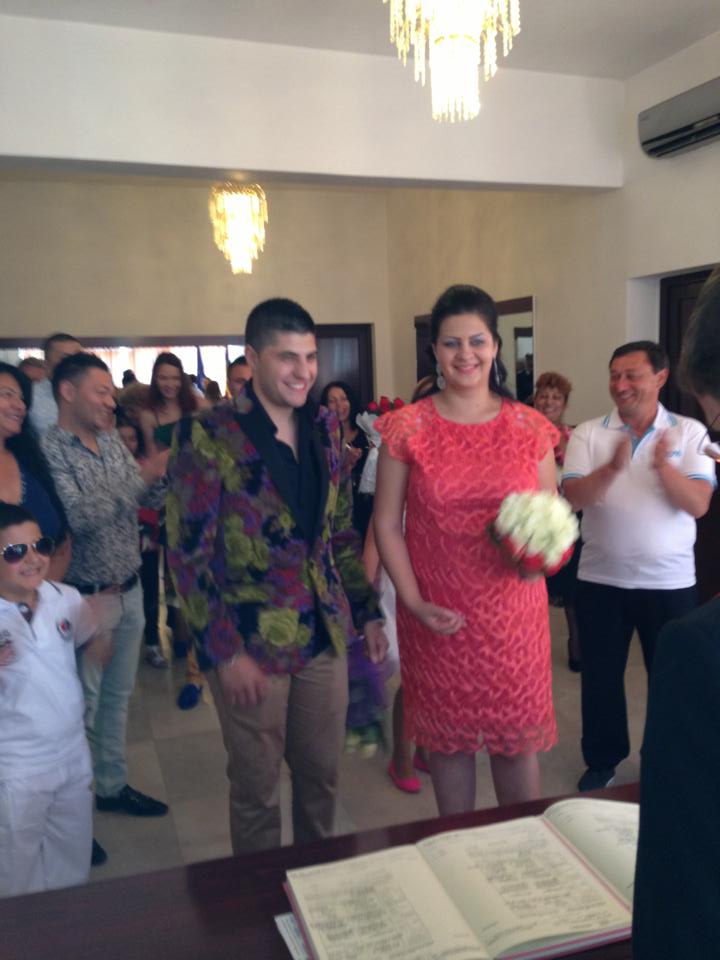 Nicolae Guta junior si Daniela s-au casatorit recent, la Petrosani