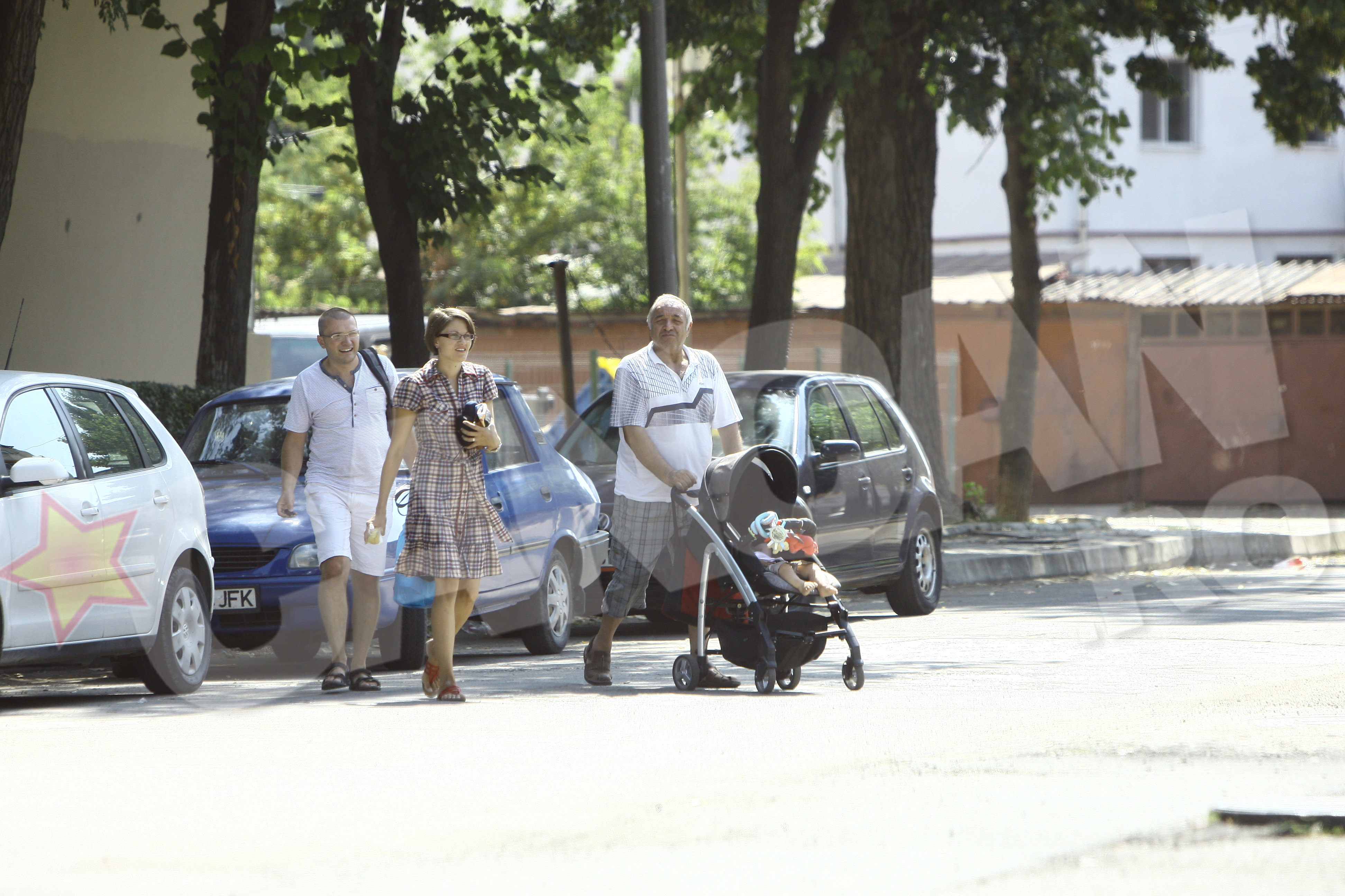 Profa Corina, alaturi de familia ei