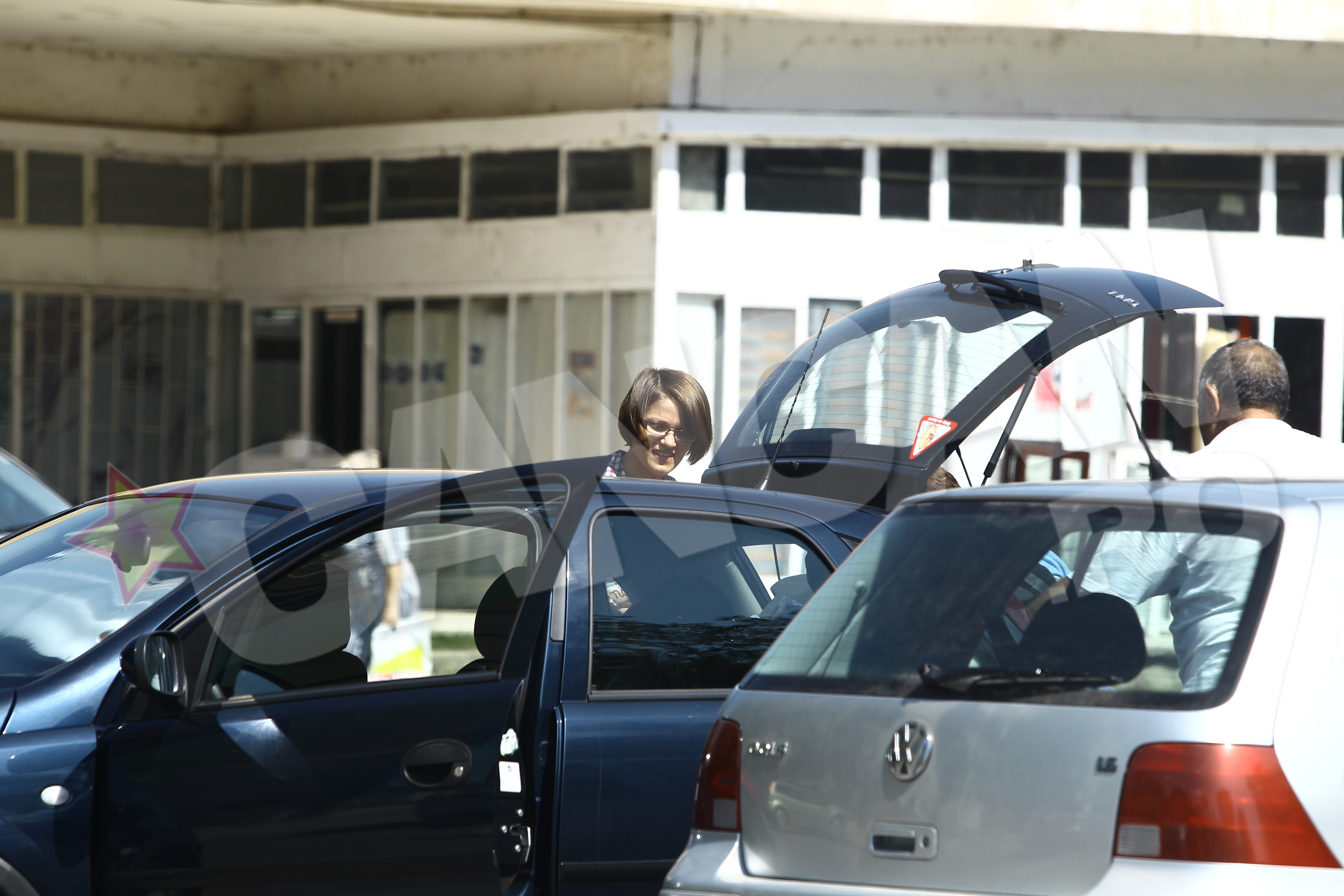 Profa Corina, alaturi de familia ei