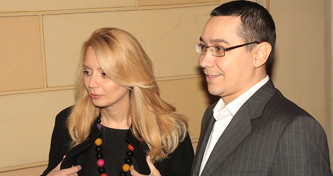 Victor Ponta si Daciana Sarbu