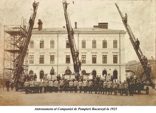 Istoria pompierilor Bucuresti