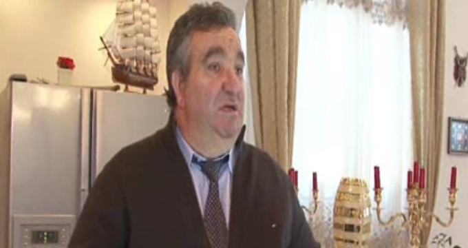 Florin Cioba a locuit intr-o casa de 600 de metri patrati (foto:protv)