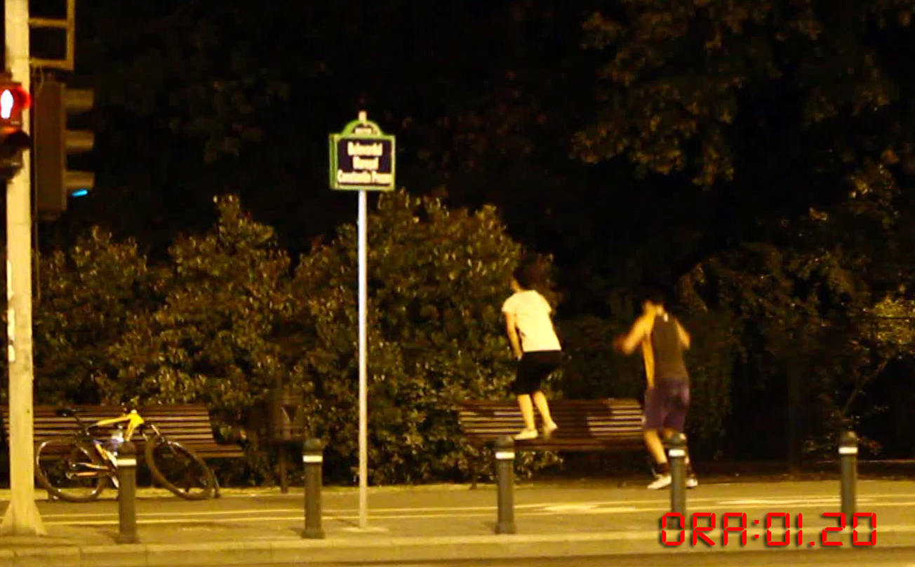 Tinerii au facut exercitii aproximativ o ora