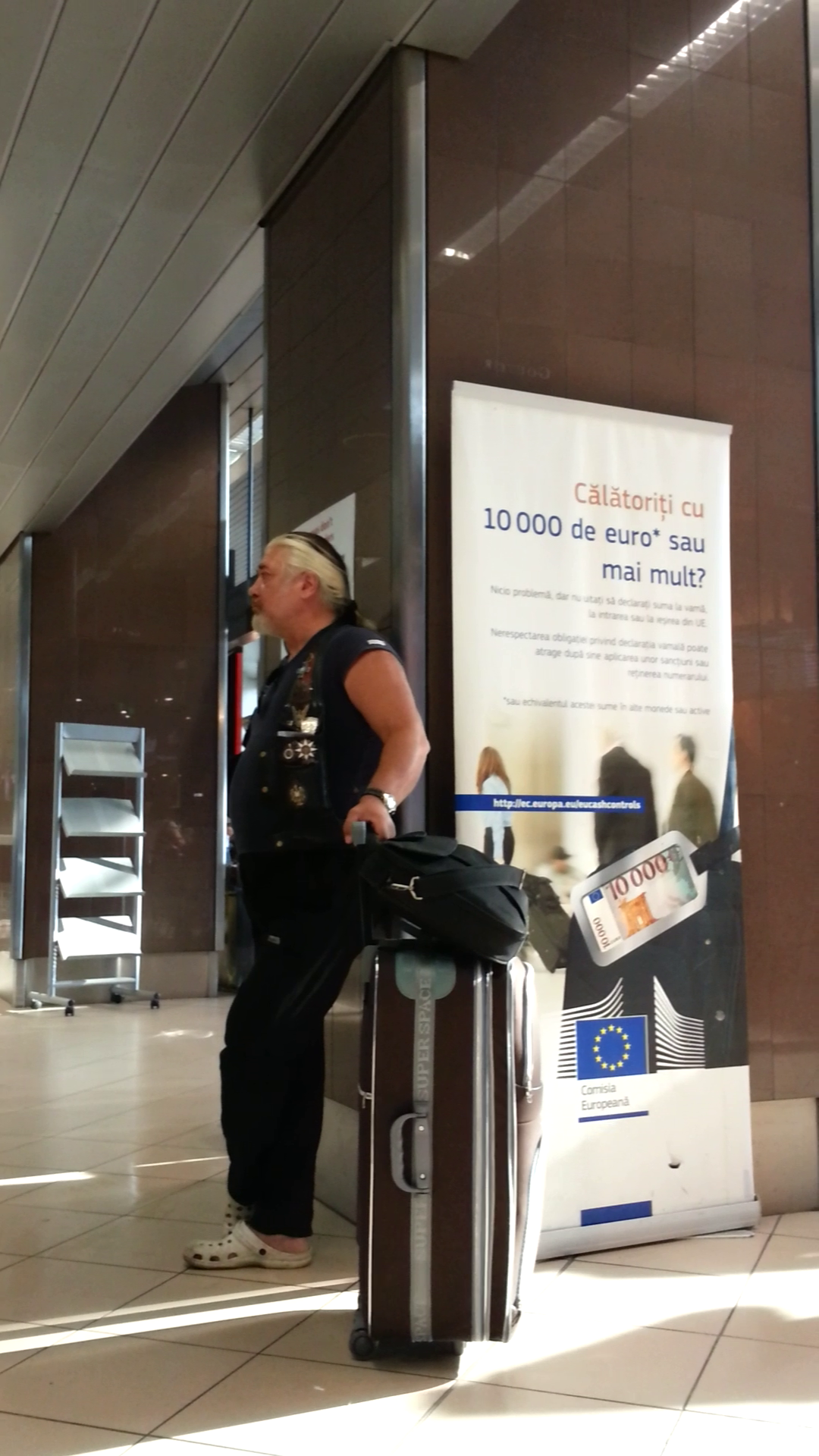 Covaci a asteptat relaxat momentul imbarcarii