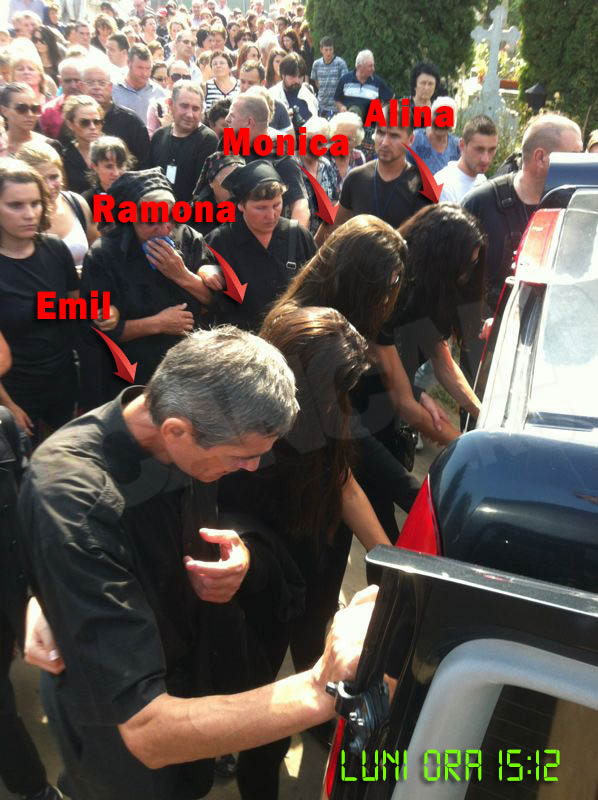 In convoiul funerar si-a facut aparitia si Emil Gabor, fostul sot al Veronicai Bulai