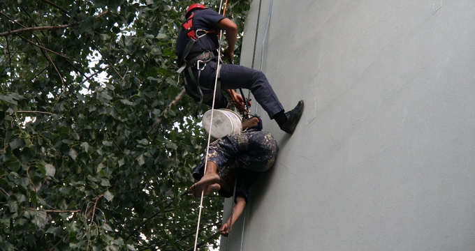 Barbatul salvat luna trecuta de alpinistii ISU