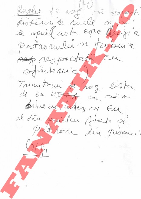 scrisoare gig becali