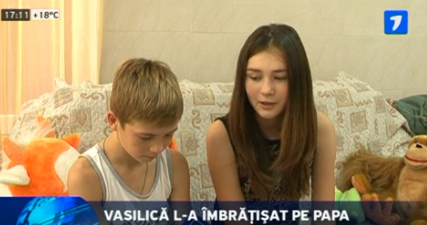 Vasilica a fost binecuvantat de Papa Francisc