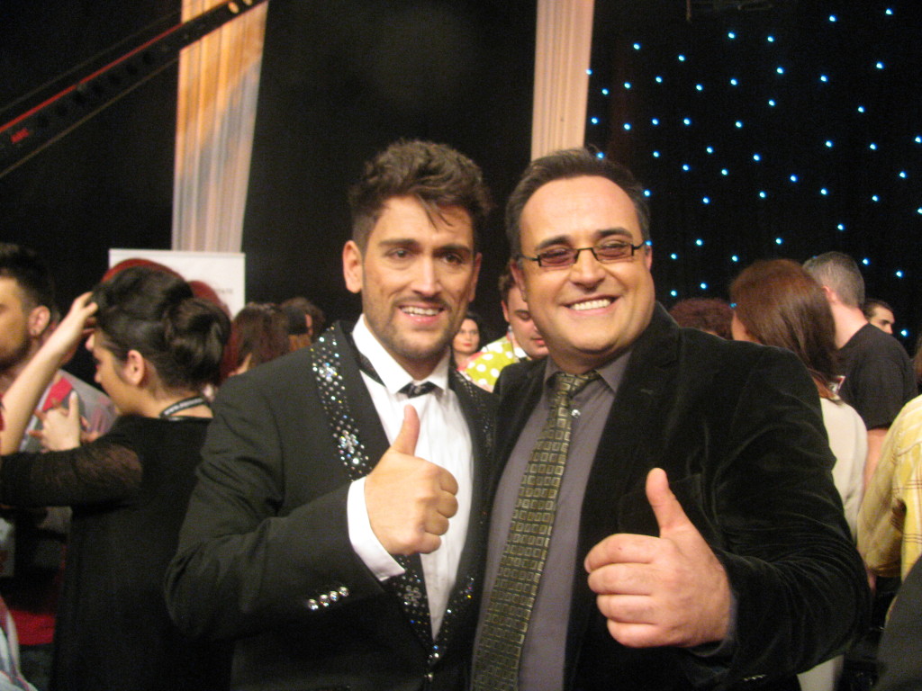 Compozitorul Cristian Faur alaturi de Cezar Ouatu