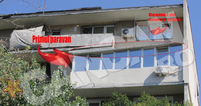 Copilul de doar trei ani a cazut de la geam, in timp ce urmarea niste avioane pe cer sustin vecinii