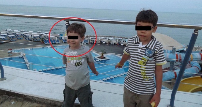 Ionut si fratele sau, inainte de tragicul eveniment