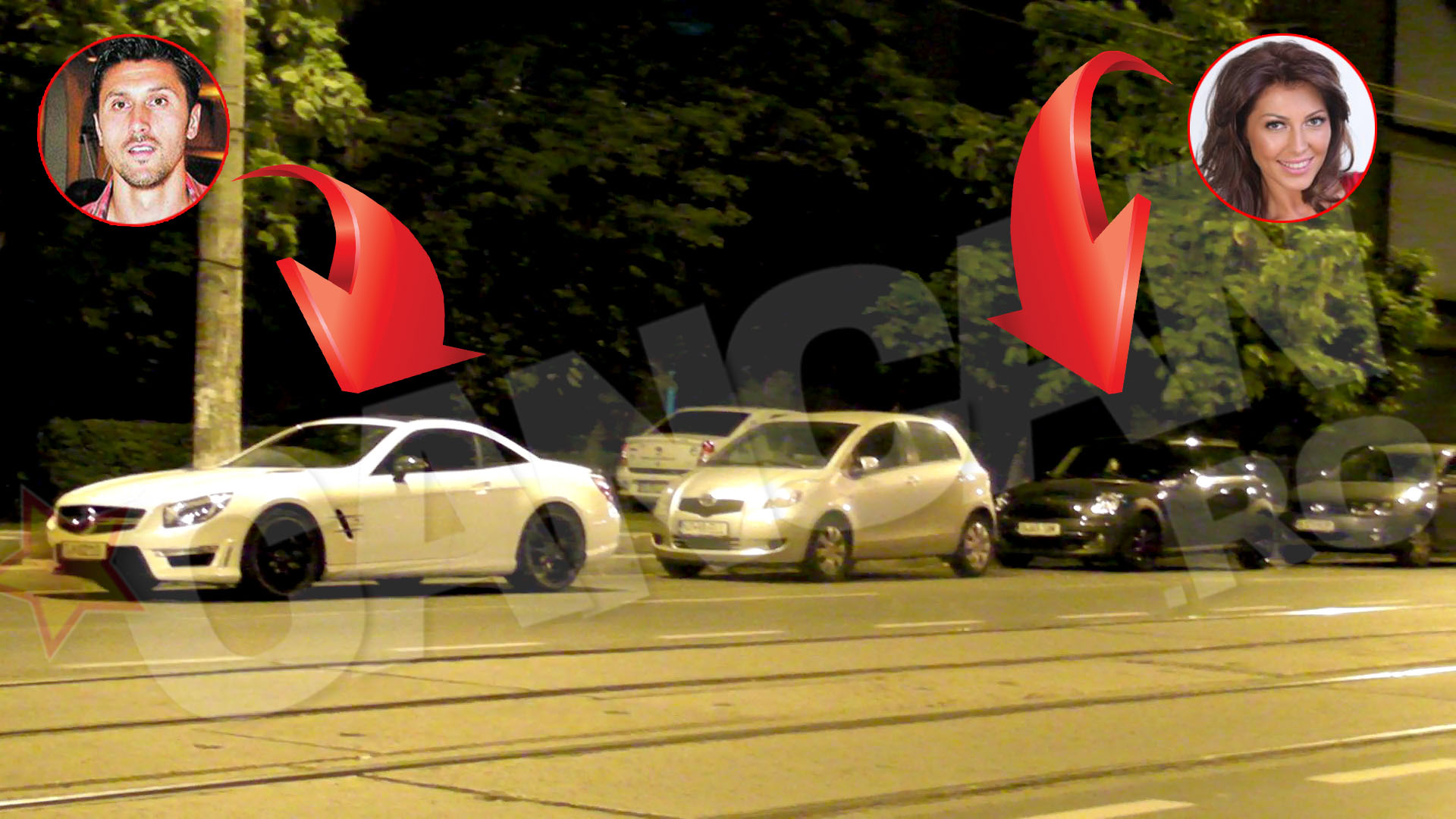 Marica isi parcheaza bolidul la doar o masina distanta de cea a Ilincai Vandici