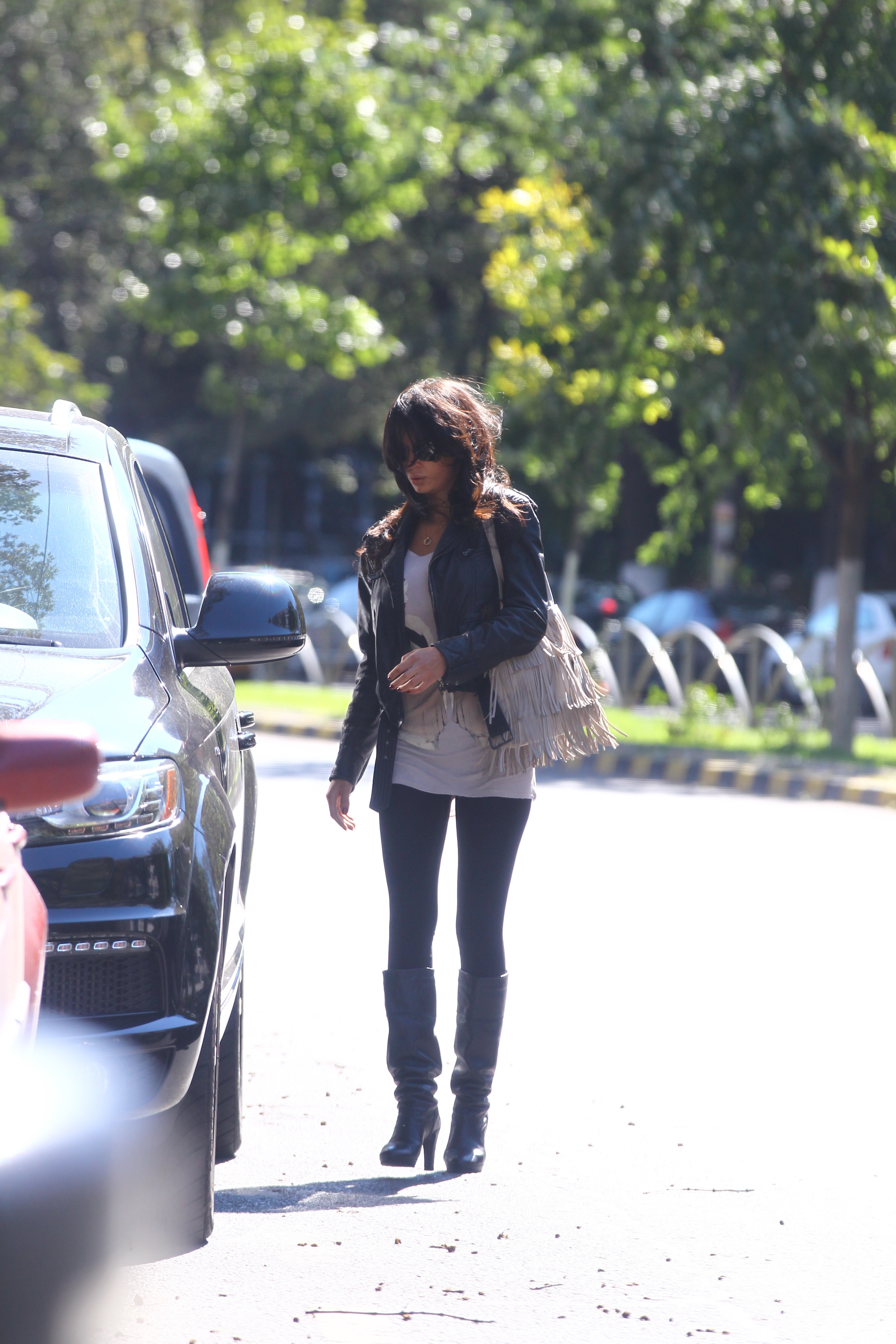 Nicoleta a avut grija sa treaca si pe la coafor pentru cateva retusuri