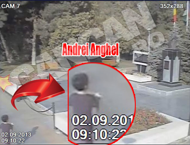 Primele imagini cu cei doi baieti prin parc au fost surprinse putin dupa ora 9