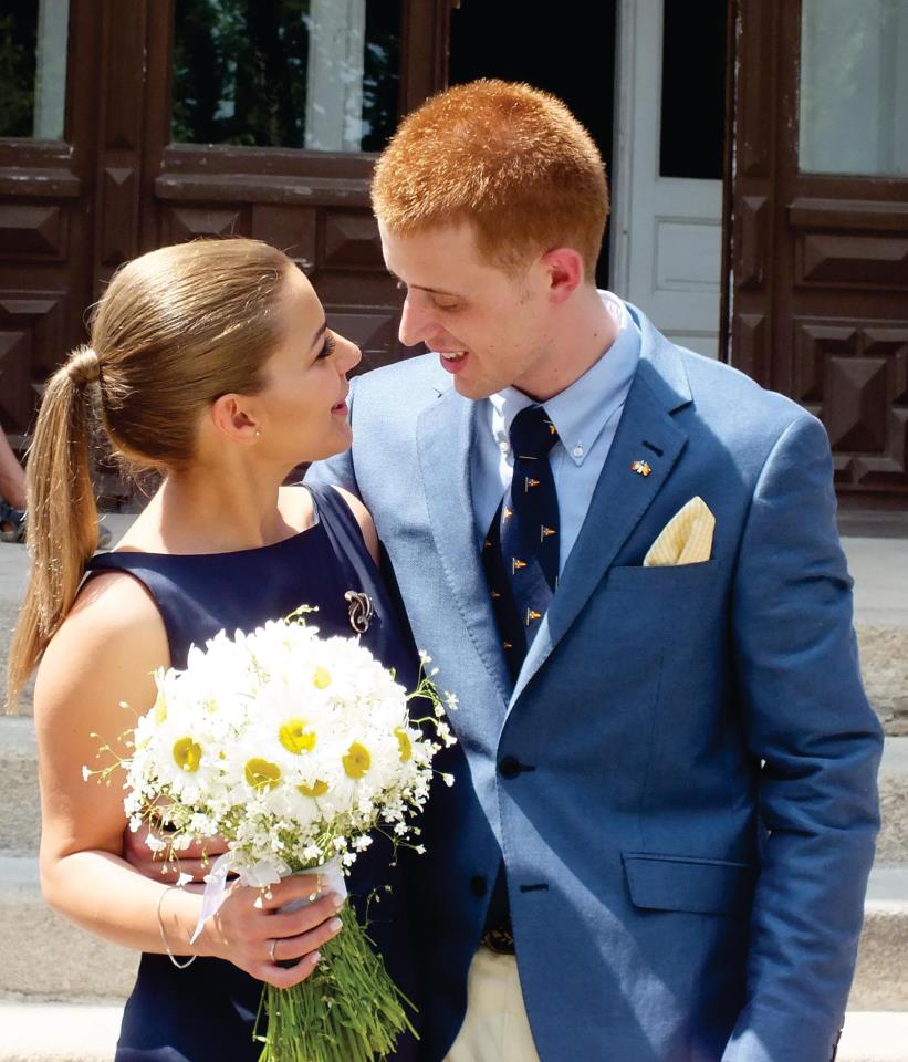 Catinca si sotul sau, Gjorgji, fericiti la cununia civila