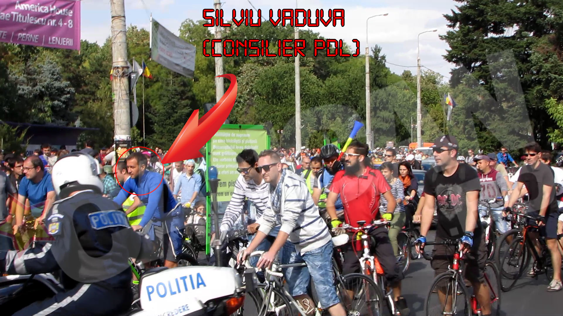 In jurul orei 16.00, in momentul in care protestatarii au parasit piata Charles de Gaulle, Vaduva se amesteca in multime si observa mersul lucrurilor