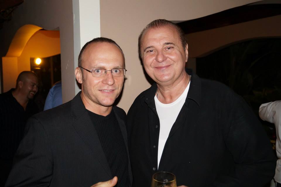 Ady Simion alaturi de afaceristul Nick Radoi