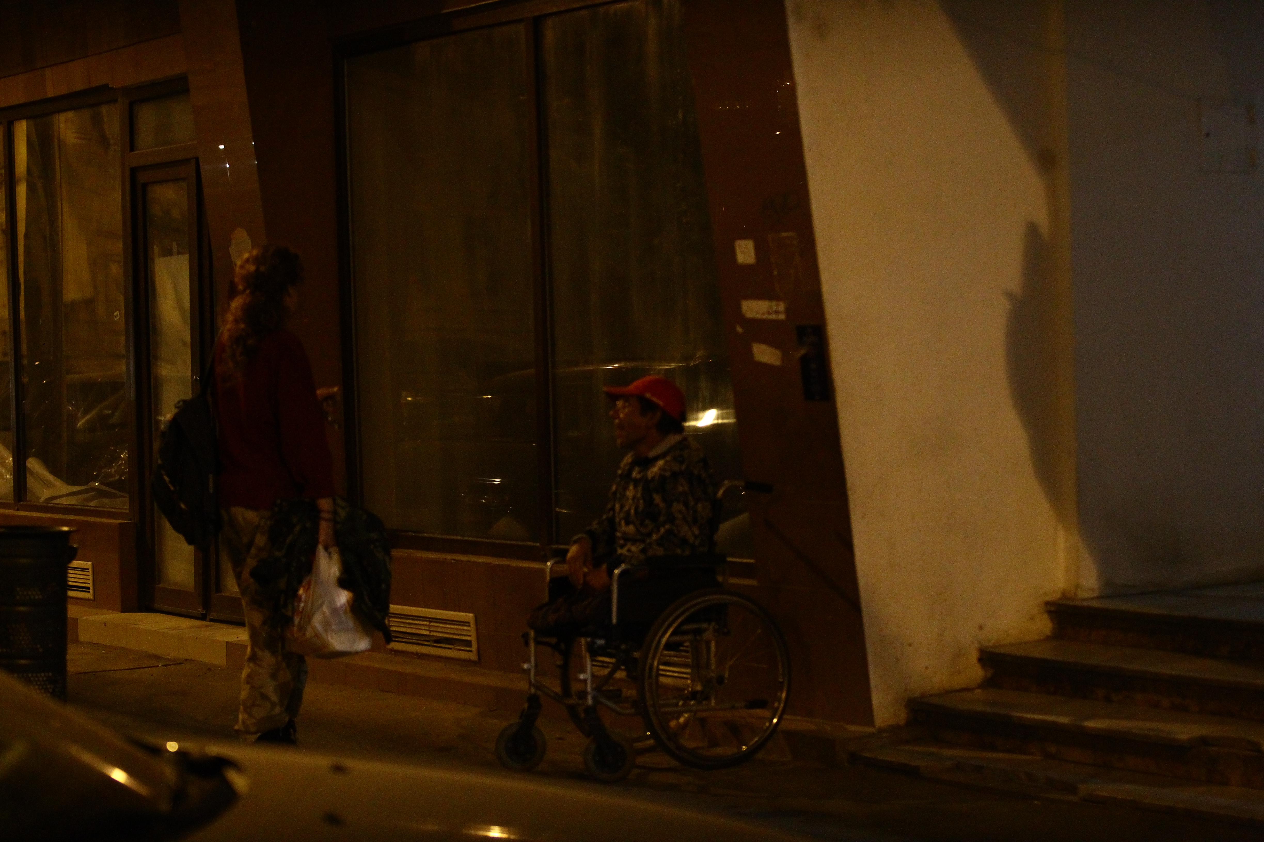 Brianna Caradja, la barfa in fata scarii