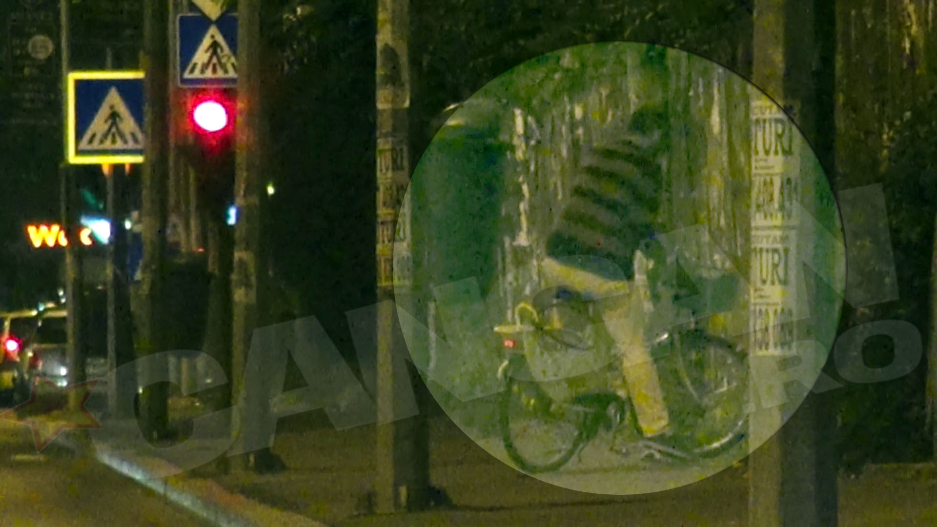 Sah mat la bicicleta: barbatul a intrat cu capul in gard