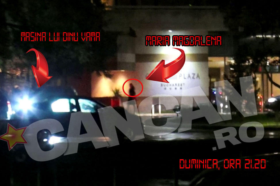 S-au scurs cateva minute de cand Vama asteapta cu motorul pornit in parcarea hotelului, ca apare, mergand repede prin ploaie, aceeasi Maria Magdalena