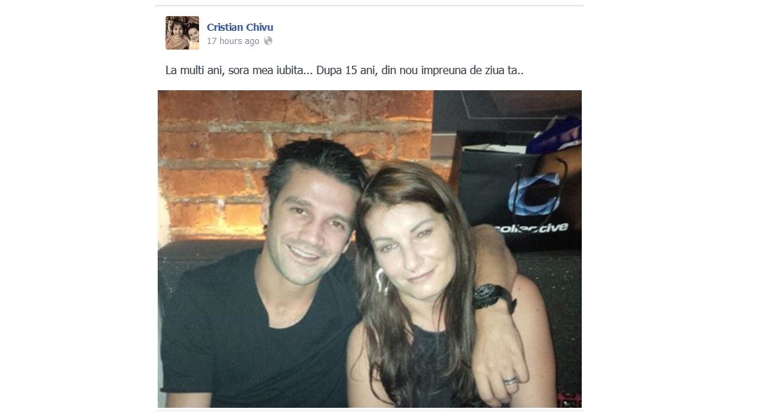 Cristi si Diana, impreuna de ziua tinerei dupa 15 ani