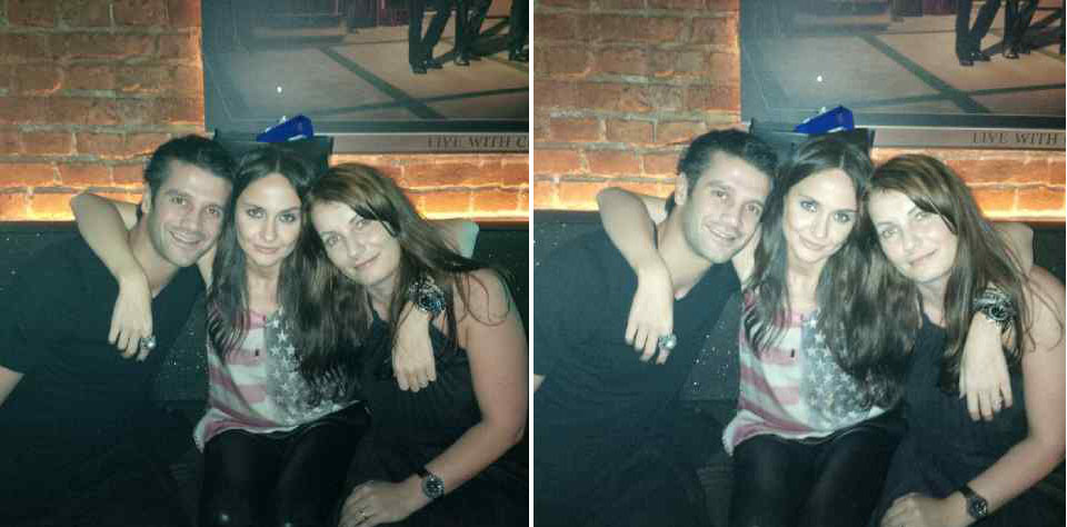 Cristi, Adelina si Diana, o familie fericita