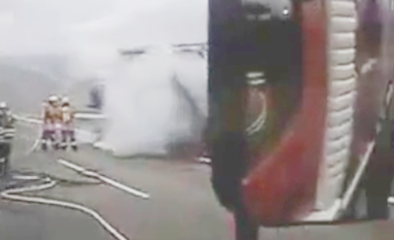 Ambulanta a ajuns la locul accidentului