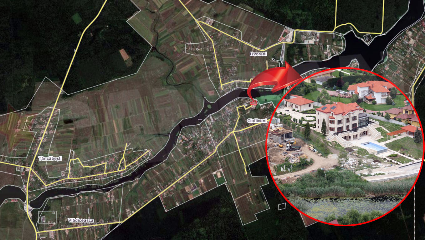 Procuroii au pus lacat pe palatul lui Videanu de la Snagov