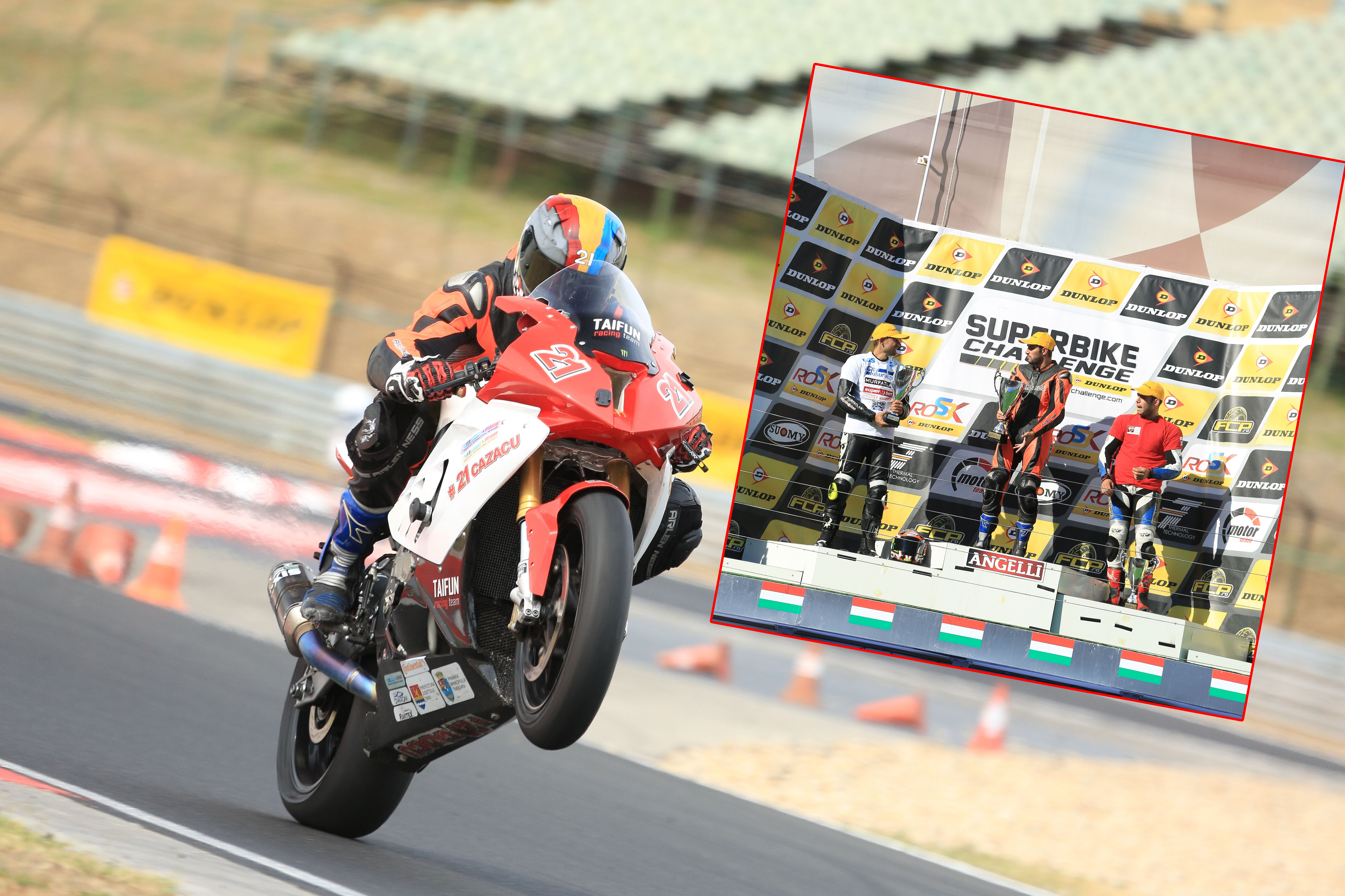 Cătălin Cazacu e campion nu numai în inima iubitei lui: dintre cei 106 de piloţi veniţi din 23 de ţări, este considerat favorit pe pista de la Albacete.