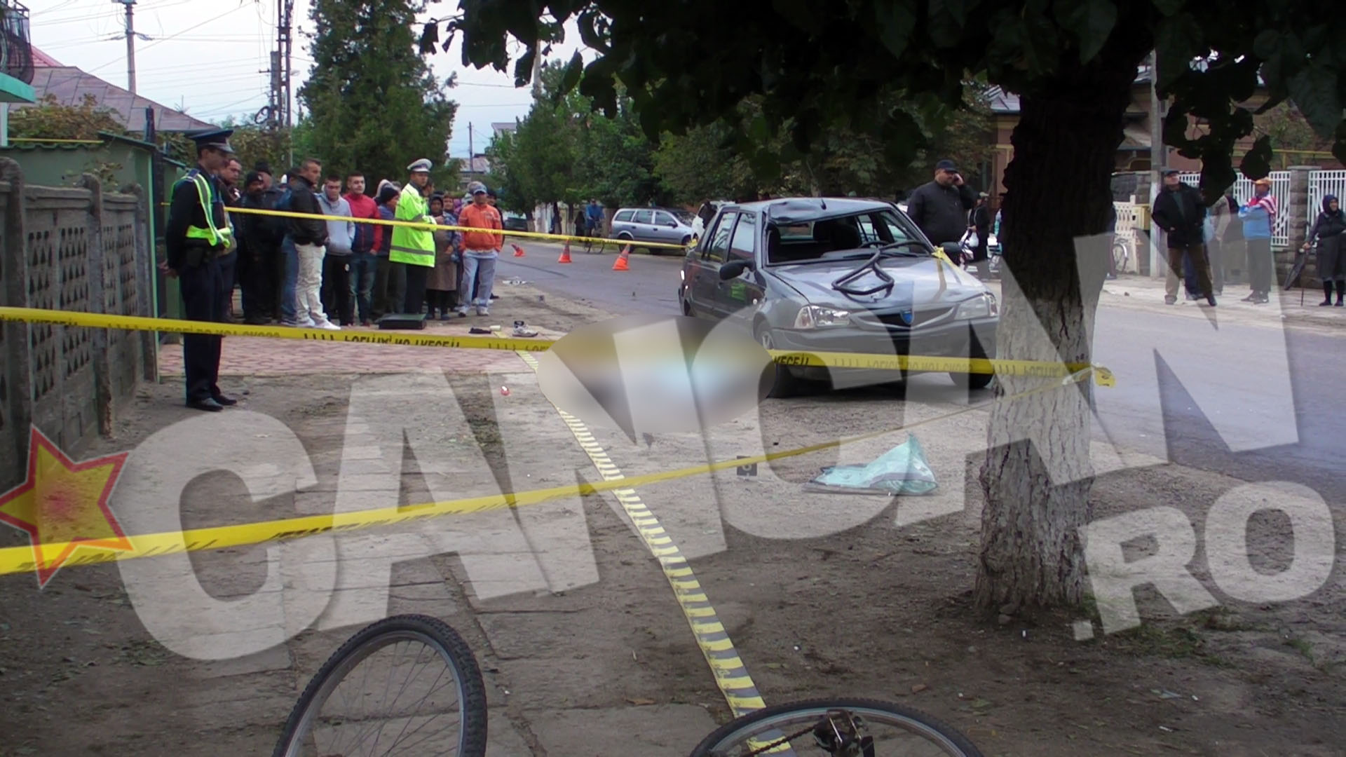 Barbatul a murit pe loc