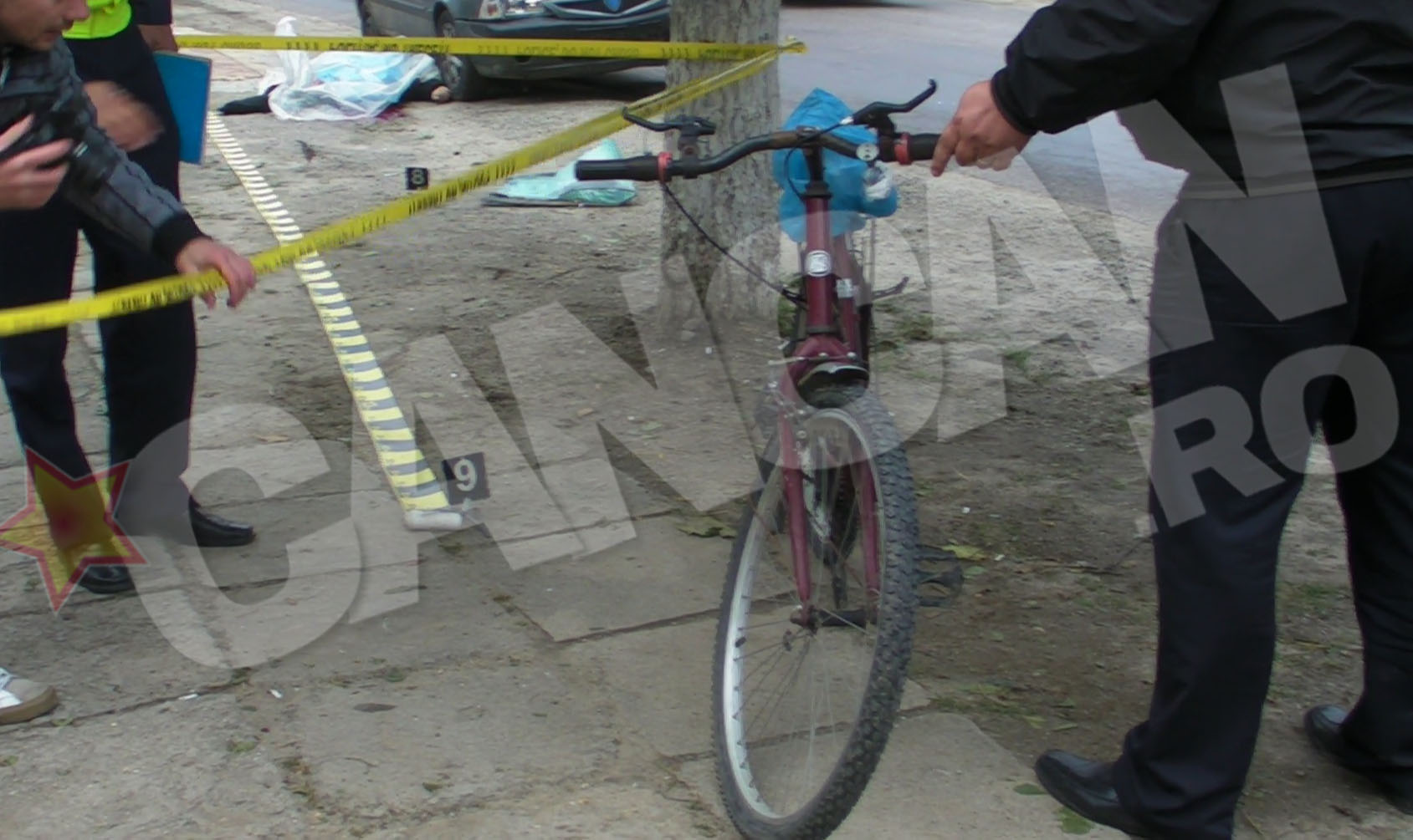 Biciclistul mai avea putin si ajungea acasa