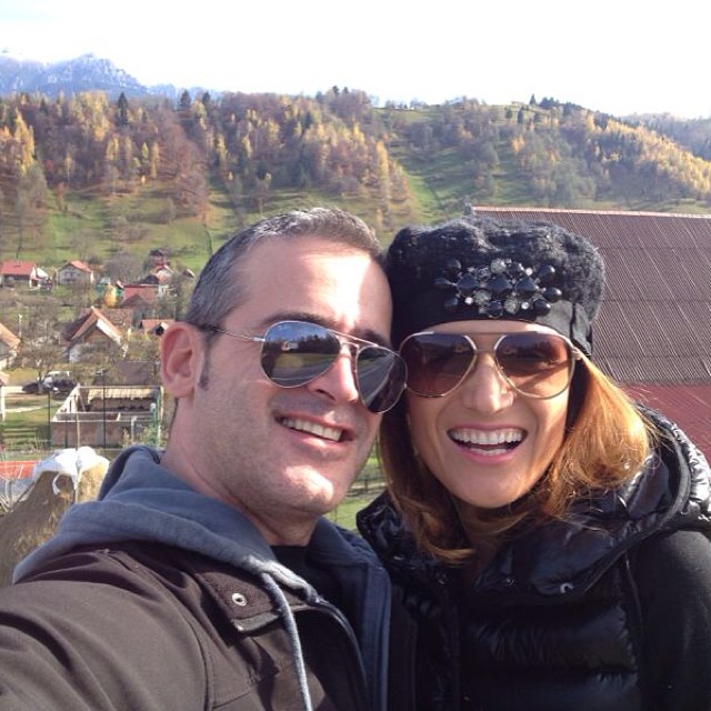 Carmen Negoita si iubitul ei s-au distrat de minune la munte