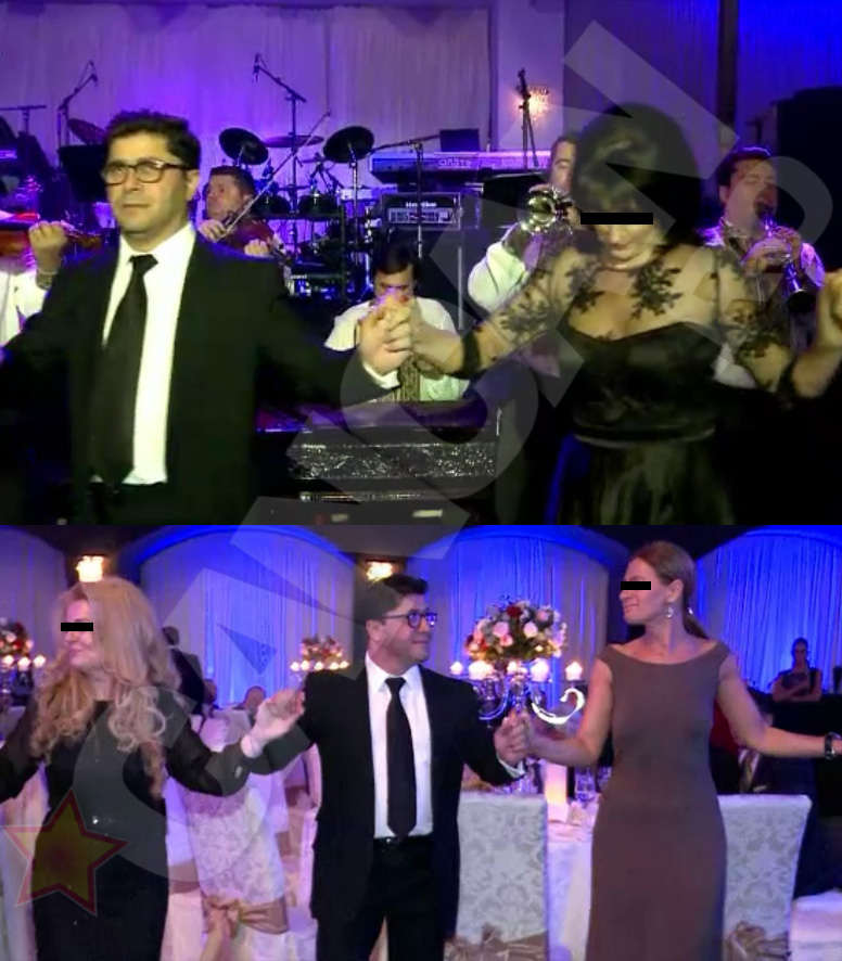 Omul de afaceri a fost sufletul petrecerii prilejuite de botezul fetitei lui Marcel Pavel (sursa foto: 