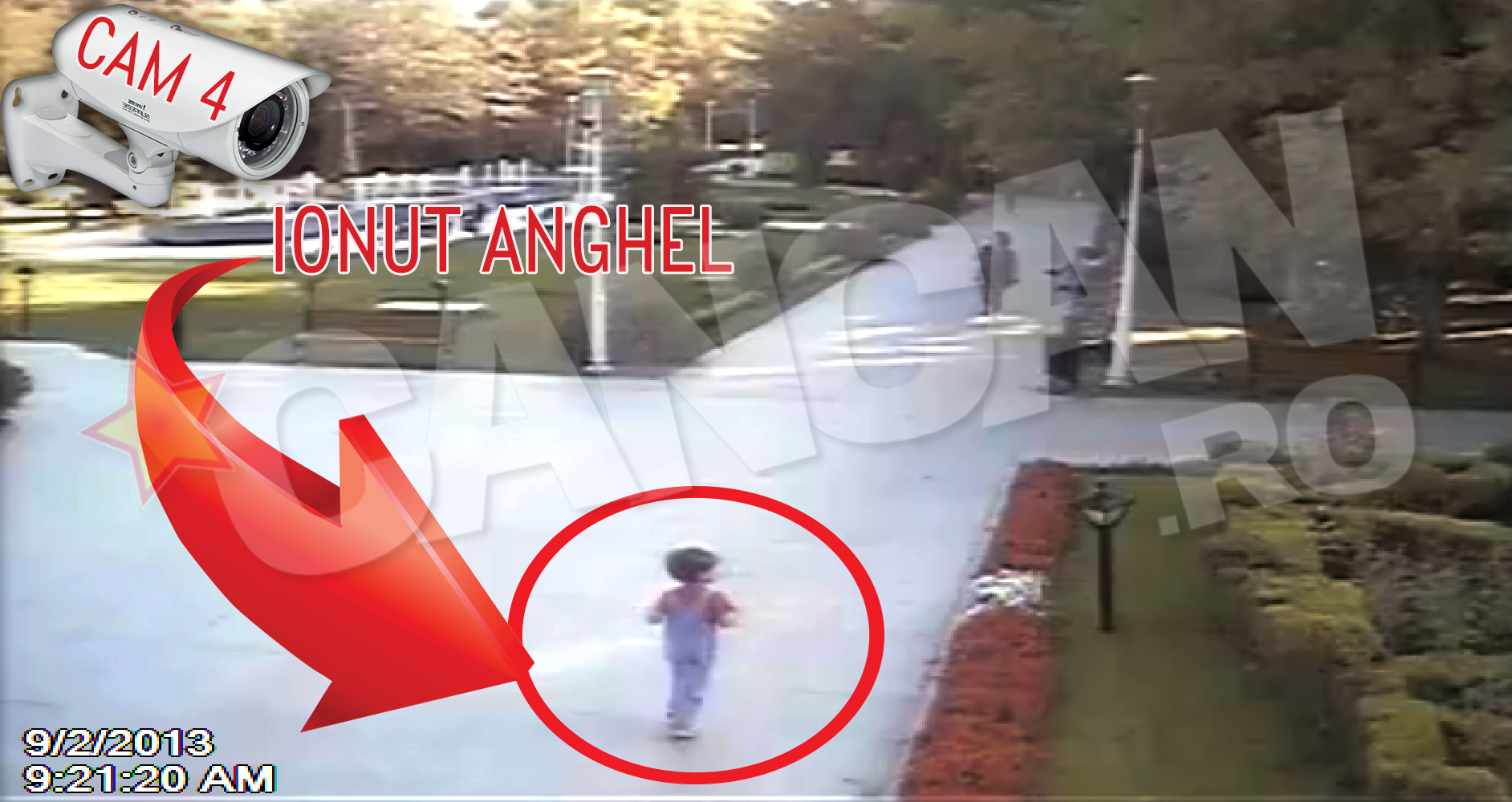 Fratele mai mic nu reuseste sa-l ajunga pe cel mare si, cand Andrei iese din raza lui vizuala, e usor derutat