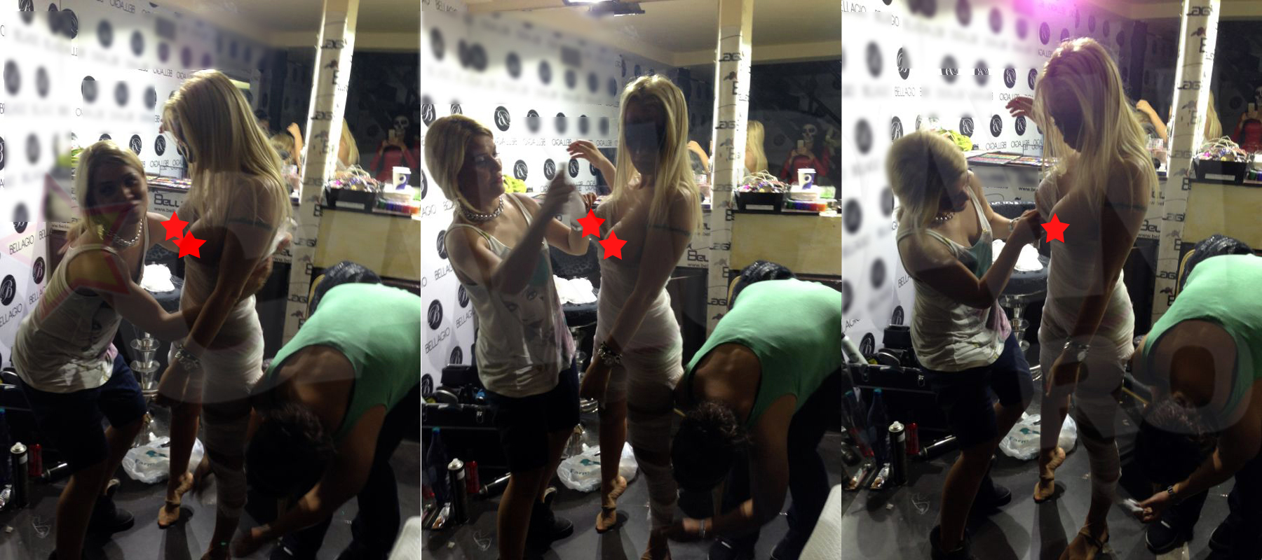 Simona s-a imbracat in mumie de Halloween