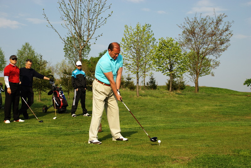 Milionarul este pasionat de golf