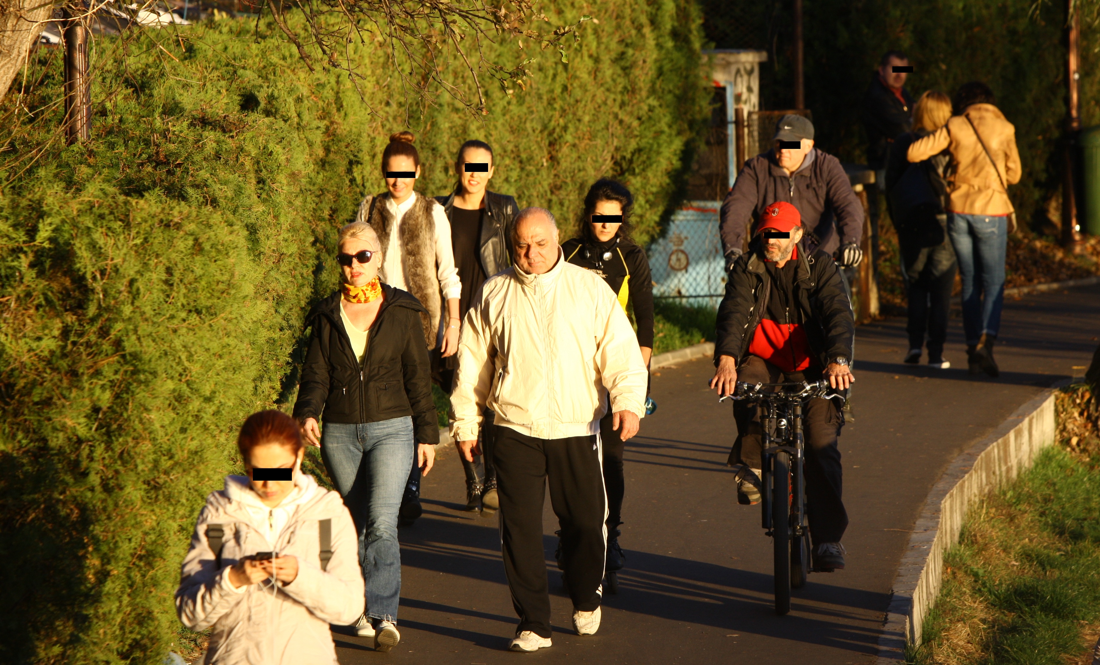 Marius Marinescus-a plimbat cu sotia prin Parcul Herastrau